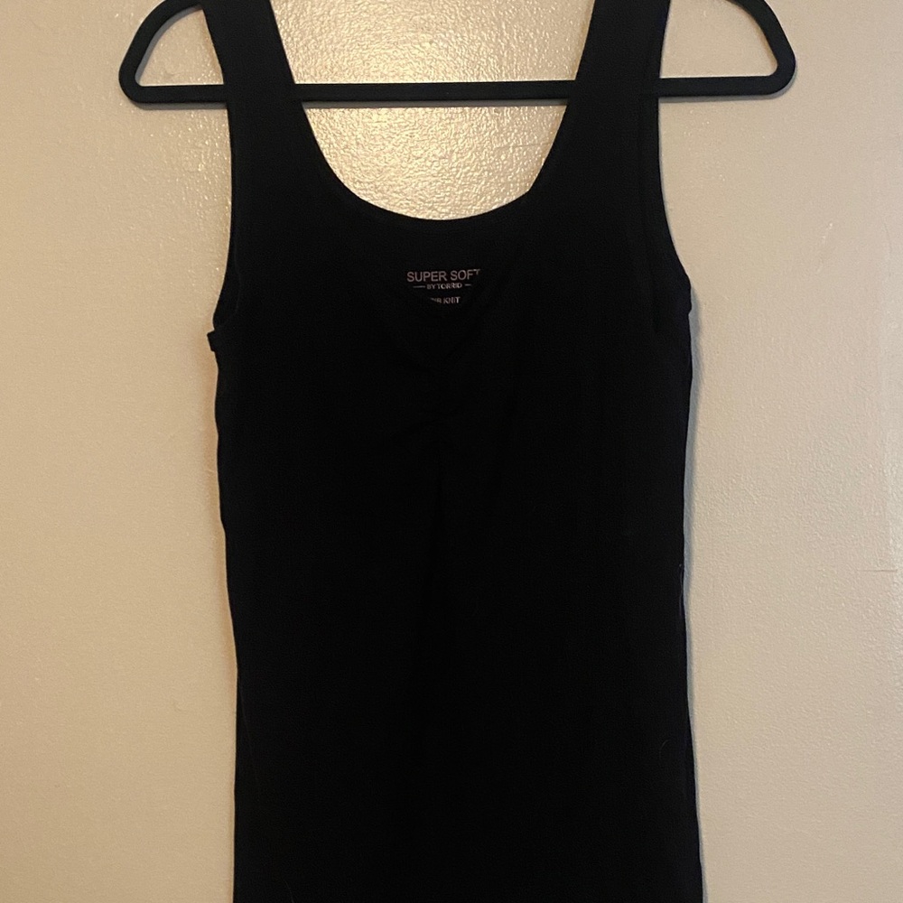 Torrid Super Soft Black Tank Top